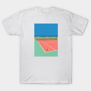 Tennis Court In The Desert T-Shirt